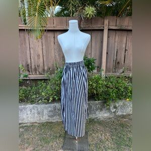 Mikoh Delia Maxi Skirt Striped Slit Skirt Size 1